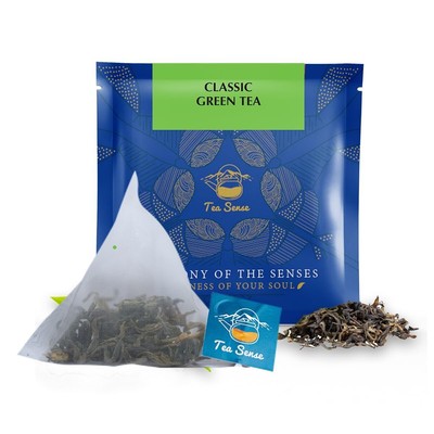 TEA SENSE Classic Green Tea 15 Tea Bags Free Shipping World Wide