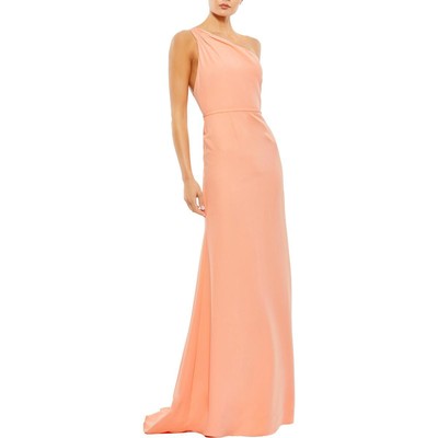 Ieena for Mac Duggal Женское розовое вечернее платье макси в стиле русалки 12 BHFO 7001