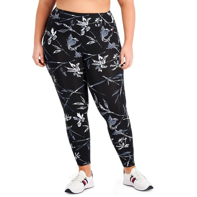 

Черные женские спортивные леггинсы с высокой посадкой Tommy Hilfiger Sport Plus  BHFO 7149, Черный