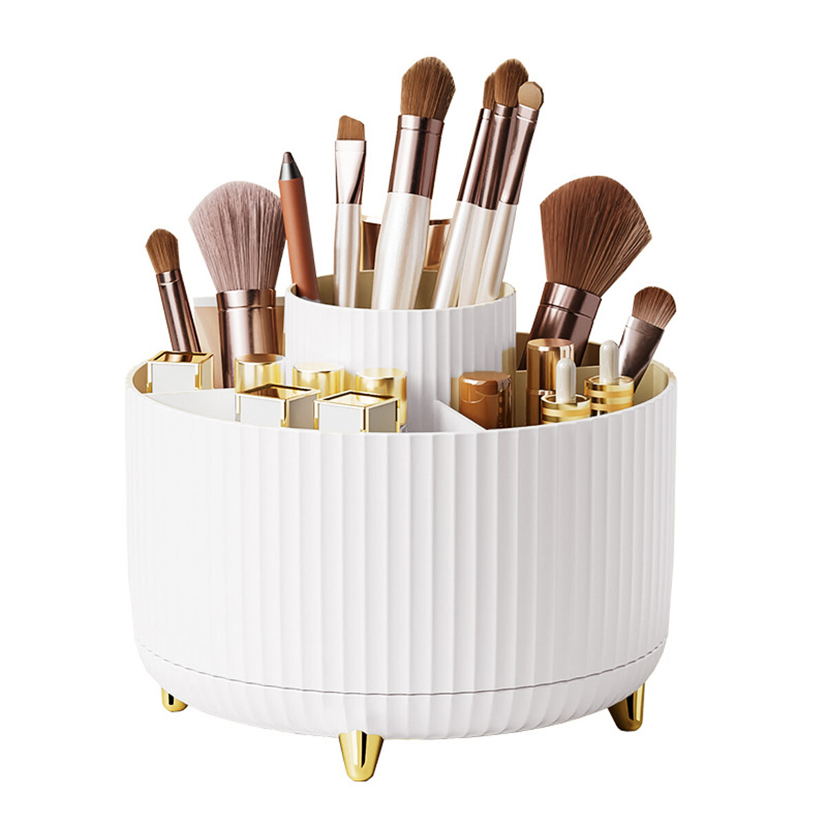 Holder 5 Slots Organizers Makeup Brush Storage