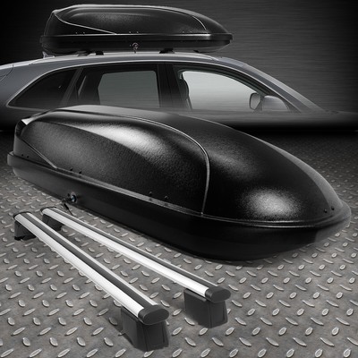 ДЛЯ 09-16 AUDI Q5 ПАРА АЛЮМИНИЕВЫХ ПОПЕРЕЧИН НА КРЫШЕ + ГРУЗОВОЙ ЯЩИК ЧЕРНОГО ЦВЕТА с КЛЮЧАМИ