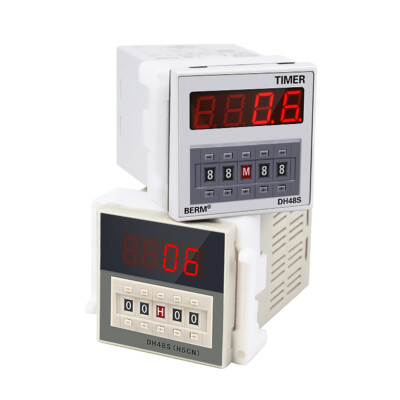 Zeitrelais Zeitschalter Digitale LED-Anzeige 220 24 12 380 110V Delay-ON Relais