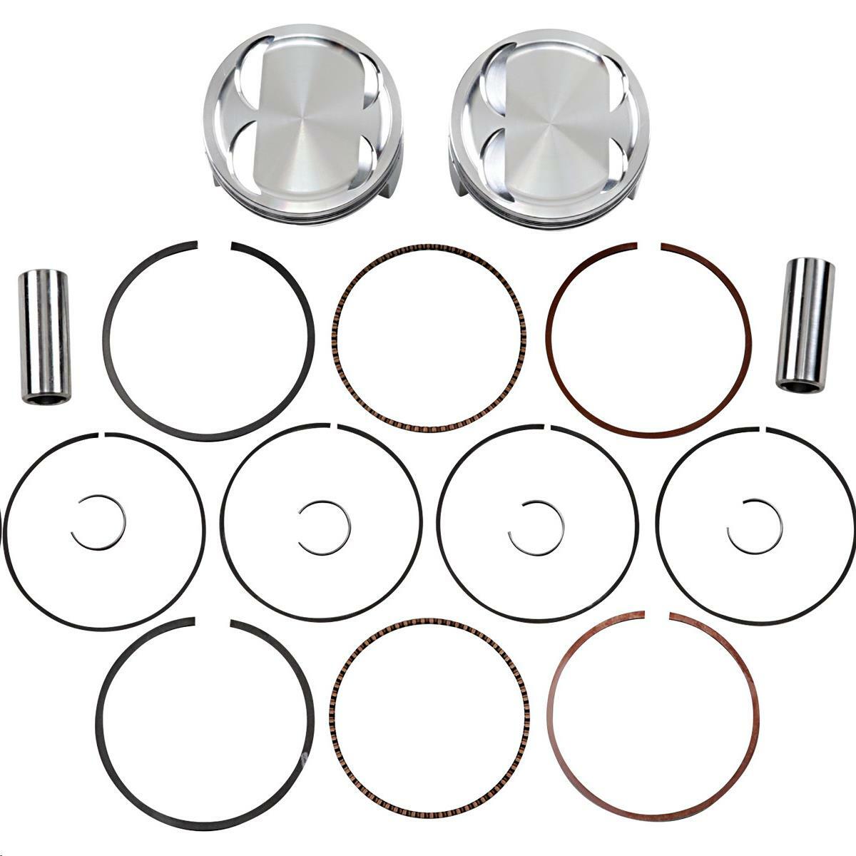 J.E. Pistons - 324924 - FSR Piston Kit, Standard Bore 81.00mm, 12.0:1 ...