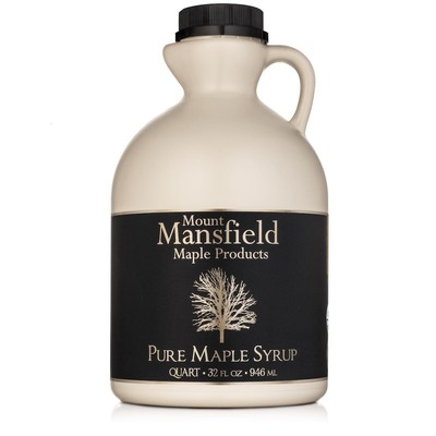 Mansfield Maple Certified Organic Pure Vermont Maple Syrup in Plastic Jug A G...