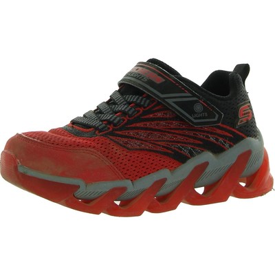 

Обувь Skechers Boys Nezco Red Light-Up 1.5 Medium (D) Little Kid BHFO 7680, Black/red