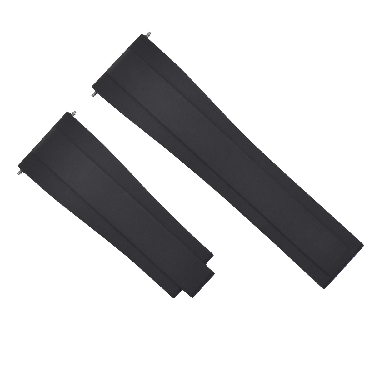 SILICONE RUBBER WATCH STRAP BAND FOR ROLEX DATEJUST DAYTONA SUBMARINER GMT BLACK