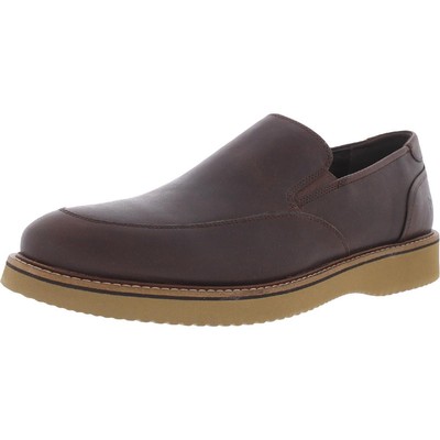 

Мужские модные кожаные лоферы без шнуровки Dunham Clyde BHFO 5889, Коричневый, Clyde