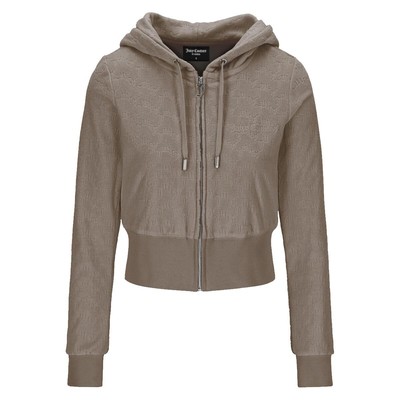 

Juicy Couture Wmns Marissa Толстовка с монограммой Женское грибы, Коричневый