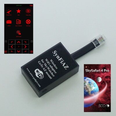 SynFiAZ - Wifi Adapter for Sky-Watcher SynScan ALT-AZIMUTHAL GoTo mount 