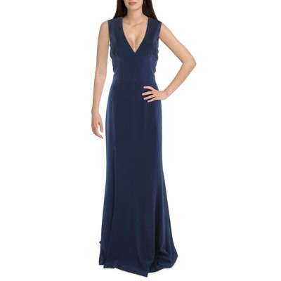 

Платье The Population Женское платье-футляр Sandra Navy с v-образным вырезом  BHFO 7695, Midnight blue