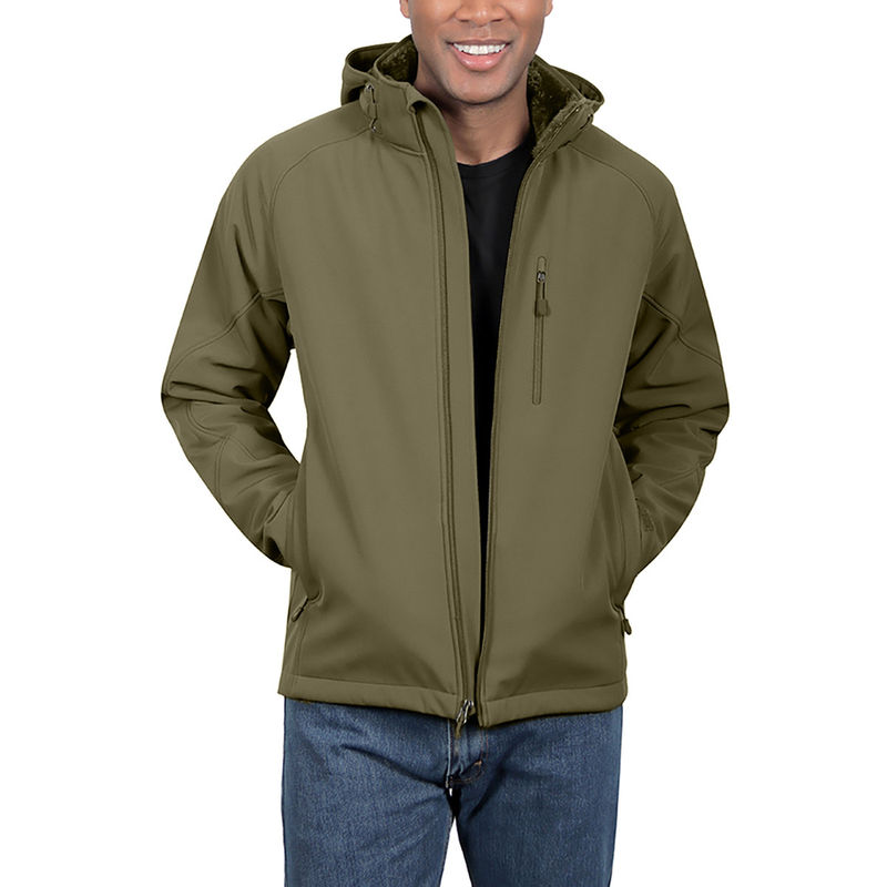 Kirkland Signature Men’s Fleece Lined Softshell Jacket(Select Color & Size: S-3X
