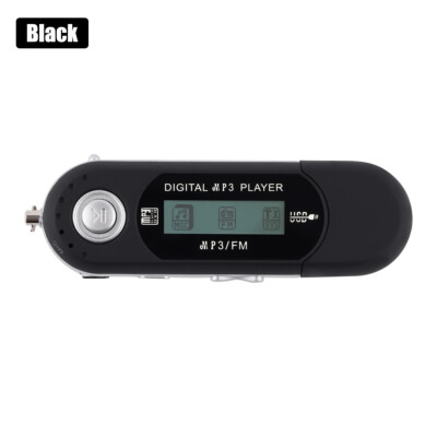USB Portable Digital MP3 Music Player LCD Screen Support 32GB TF Card & FM Radio