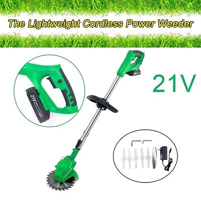 Best Cordless String Lawn Trimmer/Edger Weed Wacker Auto Feed 21V Li-Ion Battery