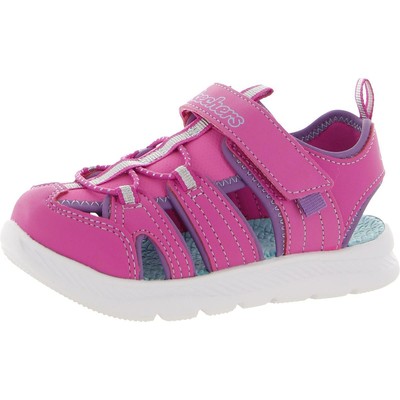 

Skechers Girls C. Flex 2.0 — Розовые спортивные сандалии Playful Trek BHFO 8949, Hot pink, C. Flex 2.0 - Playful Trek
