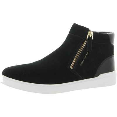 

Женские повседневные и модные кроссовки Cole Haan Grand Crosscourt с боковой молнией BHFO 5093, Black suede, Grand Crosscourt Side Zip