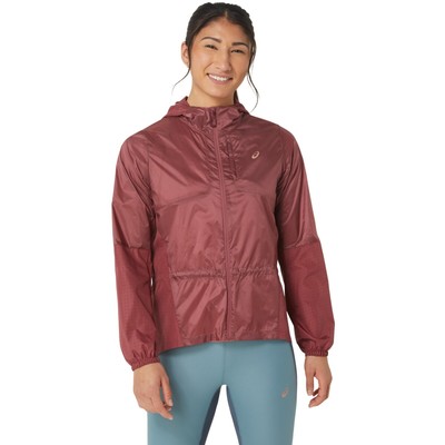 

Женская куртка для бега ASICS NAGINO PACKABLE RUN JACKET 2012C849, Brisket red, 2012C849