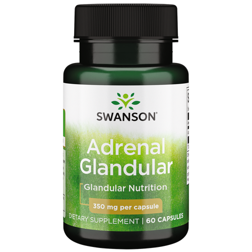 Swanson Adrenal Glandular 350 мг 60 капсул