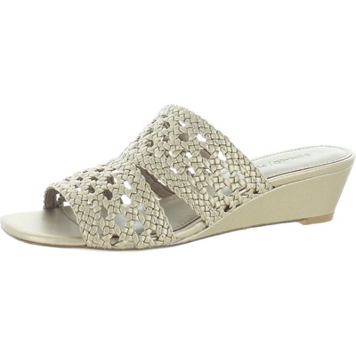 

Женские шлепанцы Albi Gold от Дональда Дж. Плинера 5.5 Medium (B,M) BHFO 5034, Platino