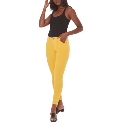 

Lola Jeans Женские укороченные джинсы-скинни Alexa с высокой посадкой до щиколотки, Daffodil, Alexa