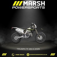 TF 450-E 2026 Model- Triumph Main Dealer - Buy NOW! 5.9% APR Finance