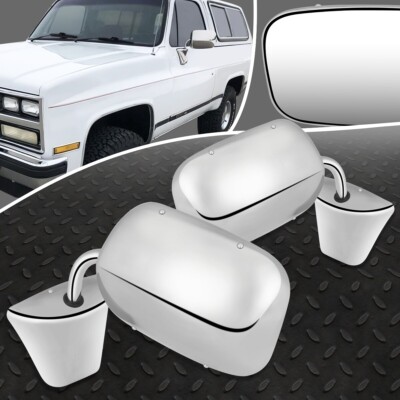 ДЛЯ 73-86 GMC CHEVY C/K SUBURBAN PICKUP ПАРА БОКОВЫХ ЗЕРКАЛ С РУЧНЫМ УПРАВЛЕНИЕМ В СТИЛЕ OE