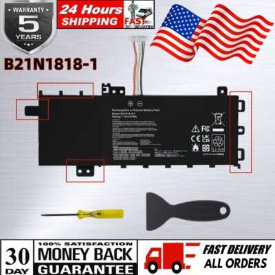  C21N1818-1 Battery For ASUS VivoBook 15 X512DA X512DK X512FA X512FL X512UB 37Wh