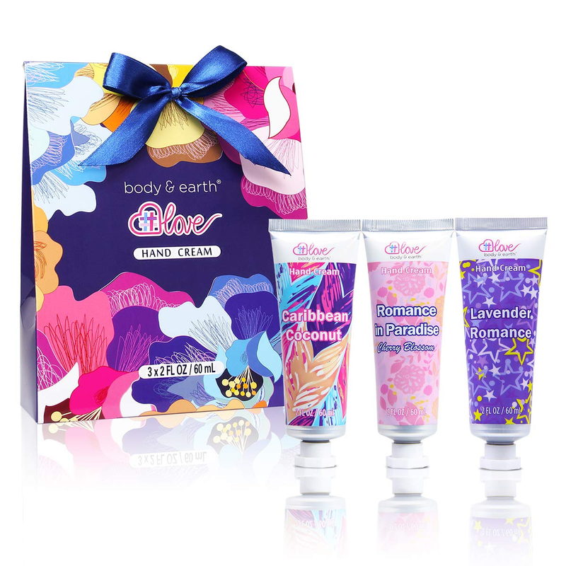 Hand Cream Gift Set，Natural Plant Fragrance Hand Lotion with Argan Oil and Glyce
