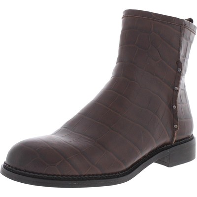 Женские коричневые ботильоны Franco Sarto Hixton, ширина 6,5 (C, D, W) BHFO 2547, Brown leather