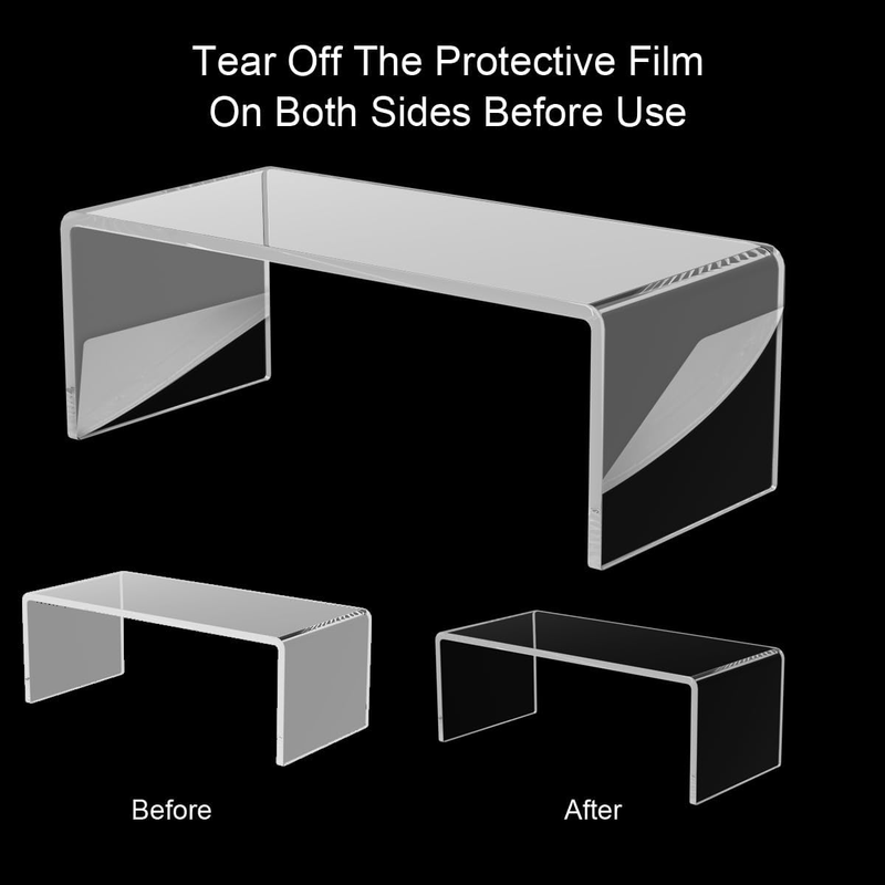 Acrylic Display Risers, Clear Product Stand, Jewelry Display Riser,Shelf Showcas