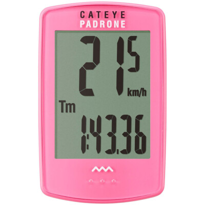 CatEye Padrone Wireless Cycling Computer - CC-PA100W - Pink