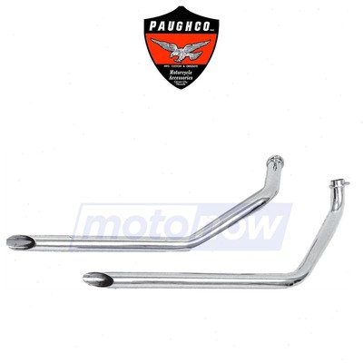 Paughco 1 3/4in. Drag Pipes for 1970-1972 Harley Davidson FLHF - Exhaust wr