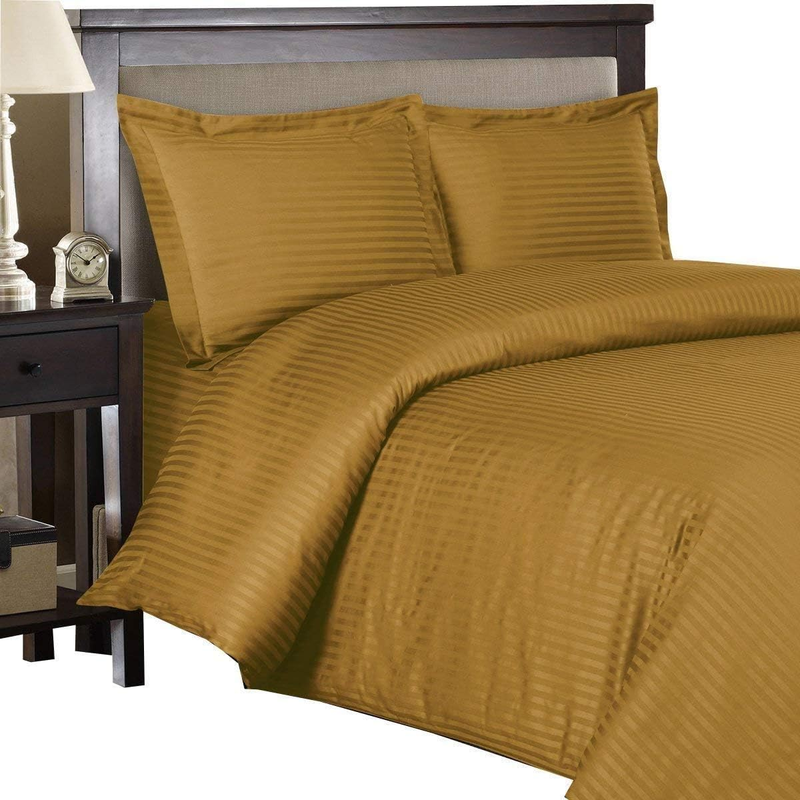 Royal Hotel'S Striped Duvet Covers 100% Cotton Soft and Brea