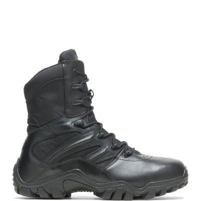 Pre-owned Bates Men's Delta-8 Side-zip Boot Black - E02348, Black