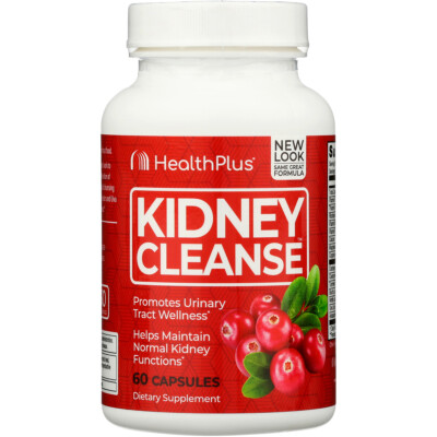 Health Plus Kidney Cleanse 550mg Dietary Supplement 60 Capsules