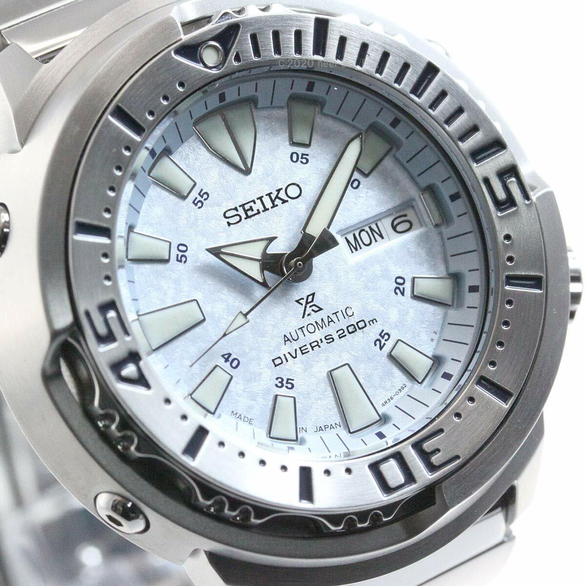 Pre-owned Seiko 2020  Prospex Diver Automatic Winding Baby Tuna Sbdy053 Men's Watch
