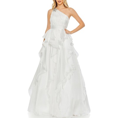 

Женское вечернее макси-платье Mac Duggal с украшением BHFO 4214