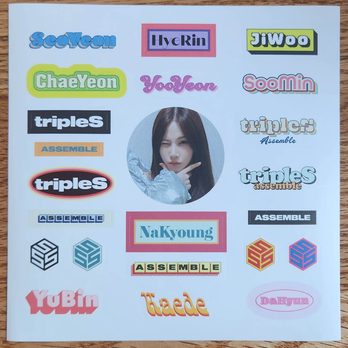 Nakyoung Official Sticker TripleS 1st Mini Assemble Special