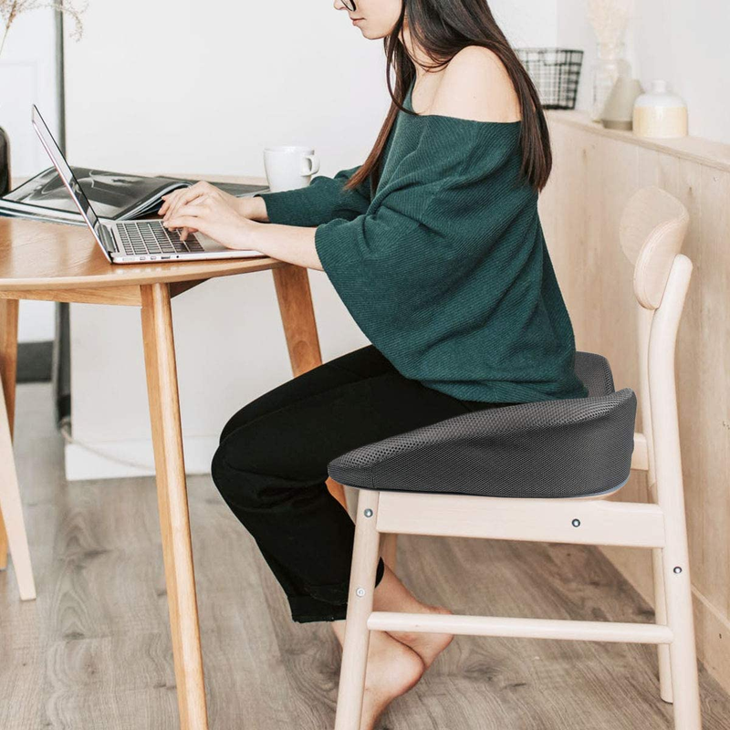 Seat Cushion Pillow,100% Memory Foam and Washable Cover,For Office Chair,Car