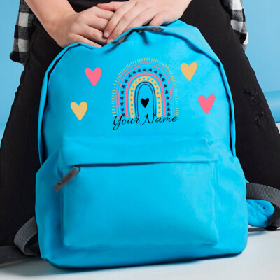 Personalised Back To School Backpack Kids First Day Of School Boys Girls Bag#BTS