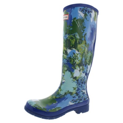 

Женские синие водонепроницаемые резиновые сапоги Hunter for Target 6, средние (B,M) BHFO 8773, Blue/green