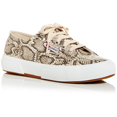 

Повседневные и модные кроссовки Superga Womens 2750 Synsakew 36 Medium (B,M) 3237, Beige/snake, 2750 Synsakew
