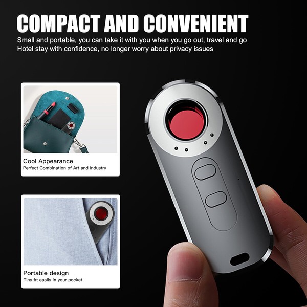 Portabl Hidden Camera Detector, Camera Detector, Anti Spy, GPS Tracker Detector - Image 9