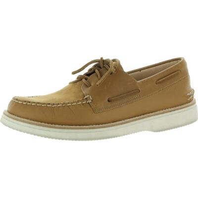 

Мужские кожаные топсайдеры Sperry A/O с 3 люверсами Vibram 13 Medium (D) BHFO 1961, Tan