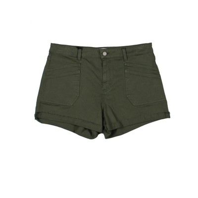

Джинсовые шорты Paige Womens Jimmy Jimmy Green Utility с высокой посадкой  BHFO 6824, Sierra green, Jimmy Jimmy