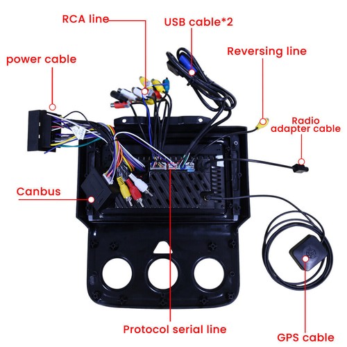 Android 13 Car Stereo for Dodge RAM 1500 2500 3500 2013 2014 2015 2016 2017 2018