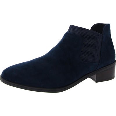 Женские замшевые ботильоны Bella Vita Jamita темно-синего цвета, размер 8,5, средний (B,M), BHFO 0840