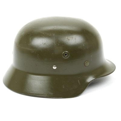 Original Finnish M40/55 WWII Type Steel Helmet Made by Germany, 58cm, US 7 1/4