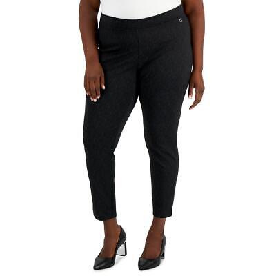 Calvin Klein Womens Wear To Work Office Pull On Dress Pants Plus BHFO 2981