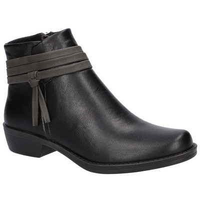 

Черные женские ботильоны Easy Street Fernanda, размер 9, средний (B,M), BHFO 9154, Black/dark grey, Fernanda