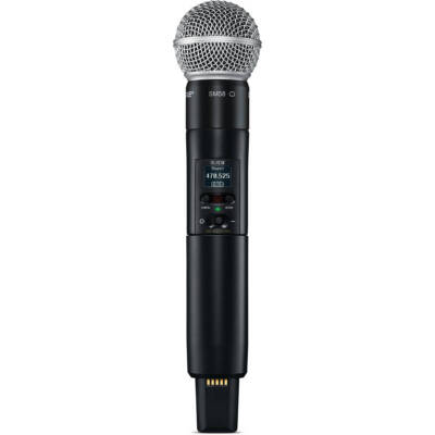 Shure SLXD2/SM58 Handheld Digital Wireless Transmitter w/SM58 Microphone Capsule